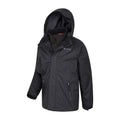 Black - Back - Mountain Warehouse Childrens-Kids Bracken Extreme 3 In 1 Waterproof Jacket