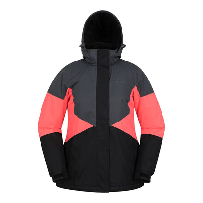 Bright Pink - Back - Mountain Warehouse Womens-Ladies Ski Jacket & Trousers Set