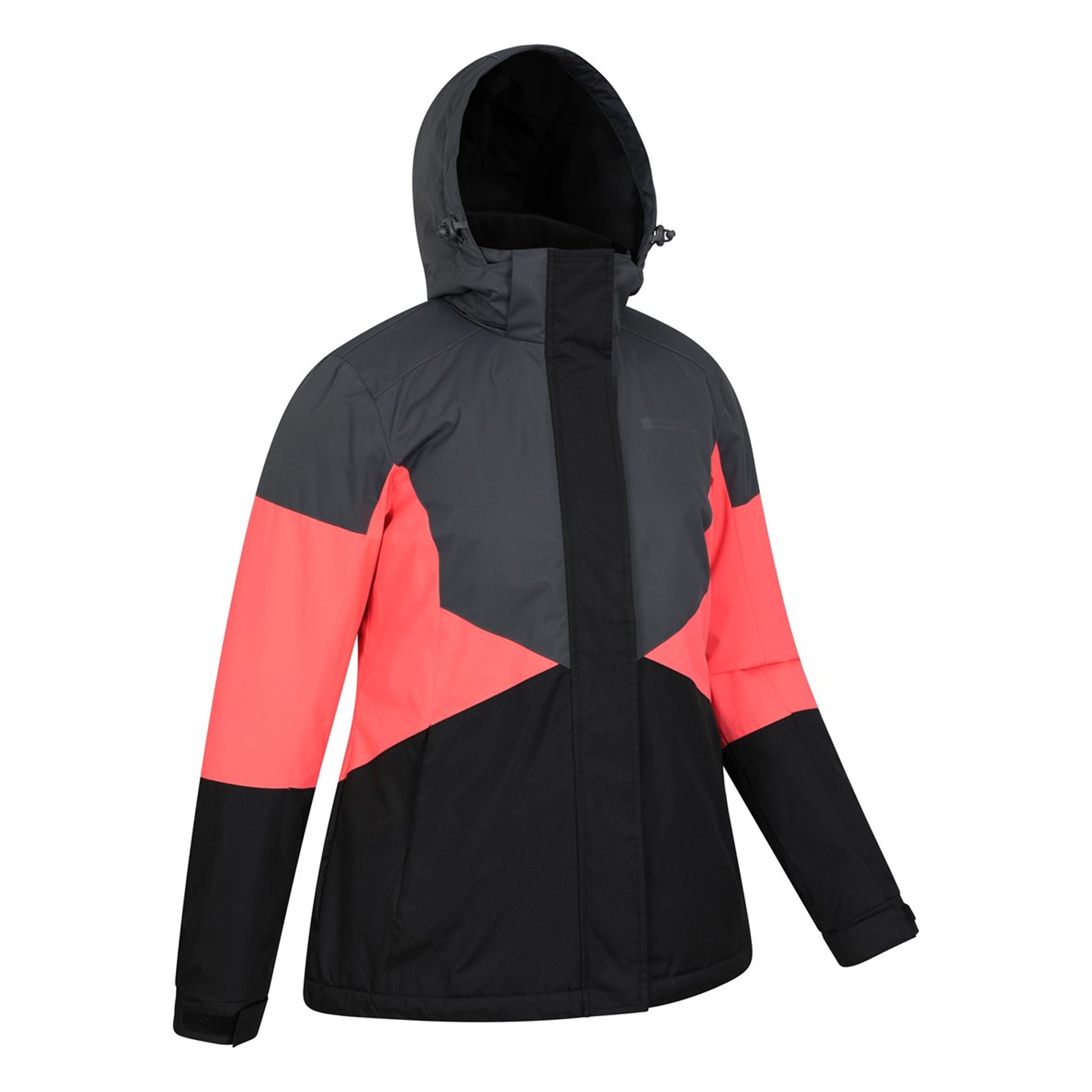 Bright Pink - Side - Mountain Warehouse Womens-Ladies Ski Jacket & Trousers Set