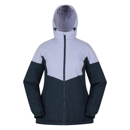 Navy - Back - Mountain Warehouse Womens-Ladies Ski Jacket & Trousers Set