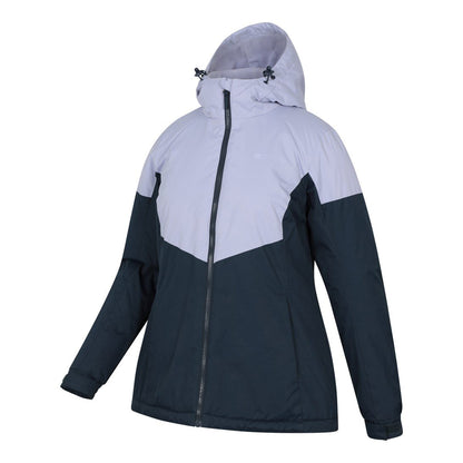 Navy - Pack Shot - Mountain Warehouse Womens-Ladies Ski Jacket & Trousers Set