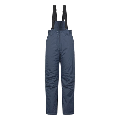 Navy - Close up - Mountain Warehouse Womens-Ladies Ski Jacket & Trousers Set
