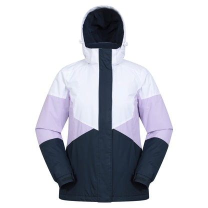 Lilac - Back - Mountain Warehouse Womens-Ladies Ski Jacket & Trousers Set