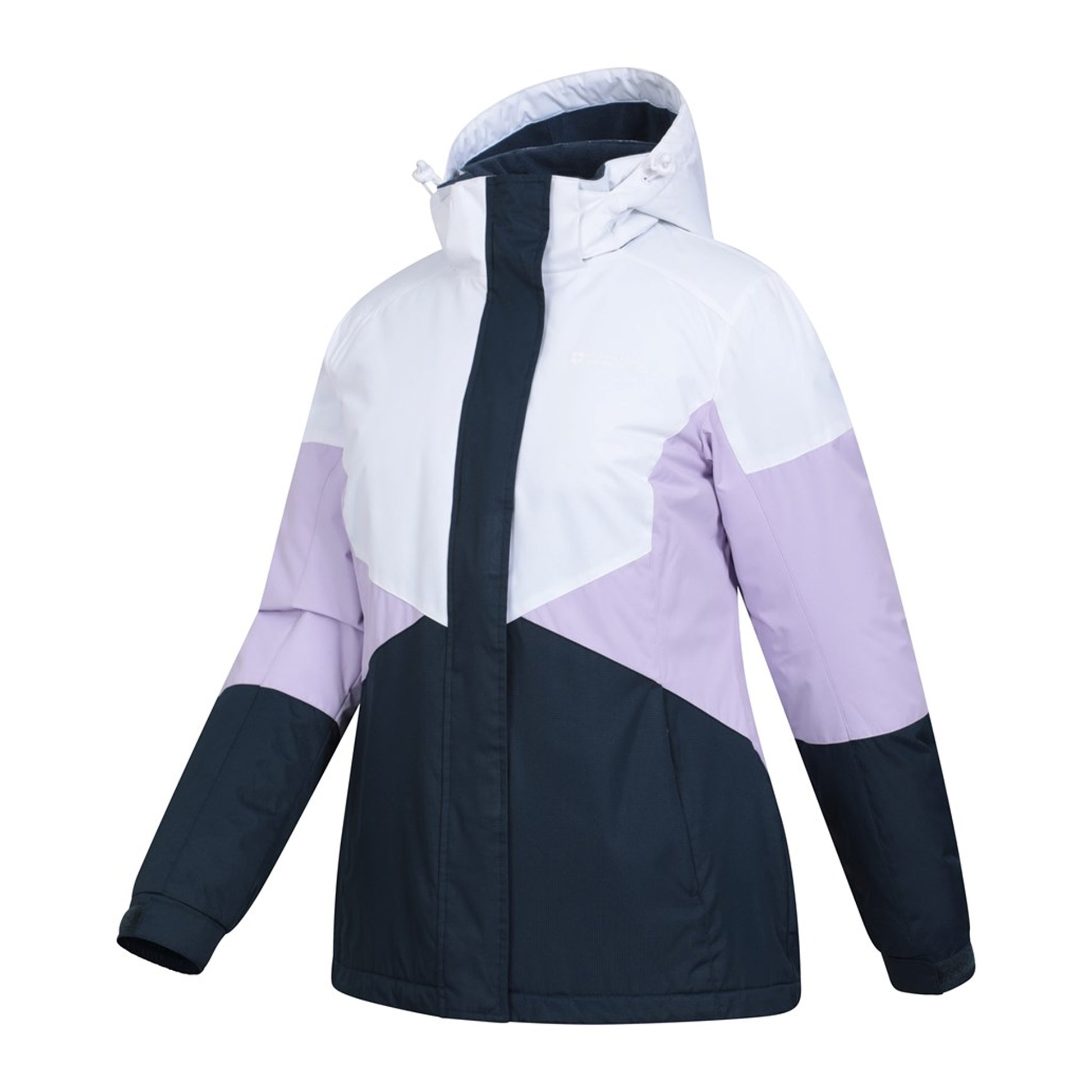 Lilac - Pack Shot - Mountain Warehouse Womens-Ladies Ski Jacket & Trousers Set