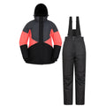 Diva Pink - Front - Mountain Warehouse Womens-Ladies Ski Jacket & Trousers Set