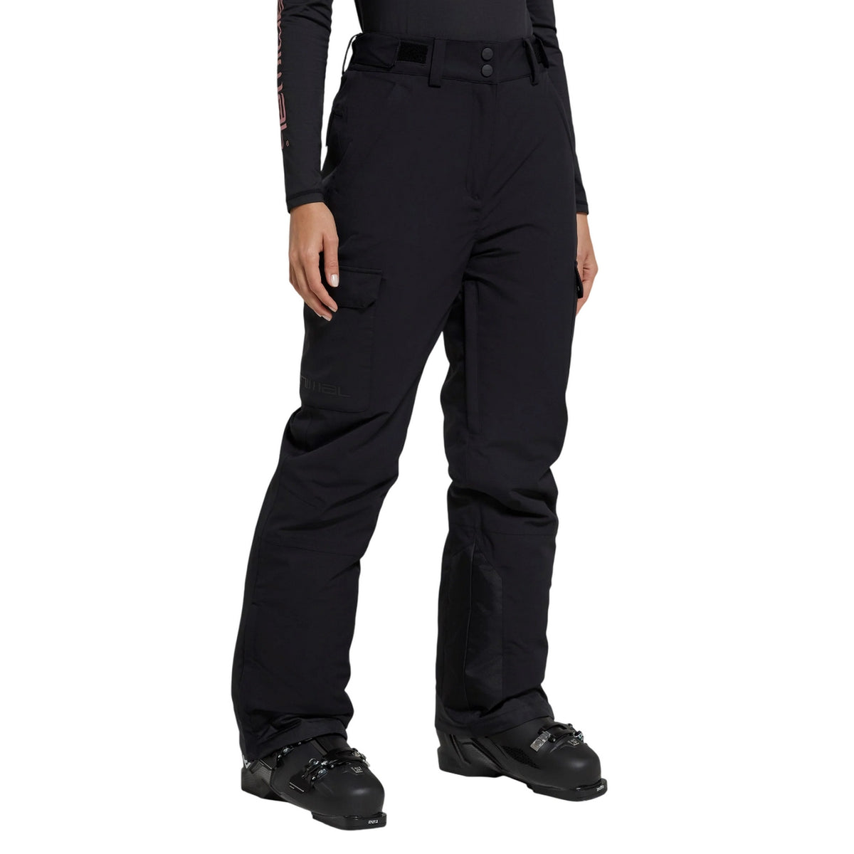 Jet Black - Front - Animal Womens-Ladies Glaze Ski Trousers