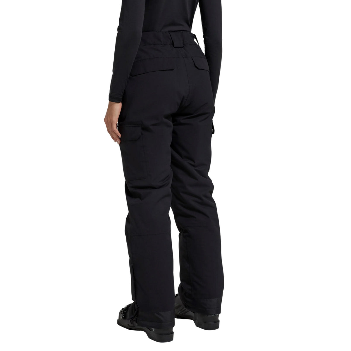 Jet Black - Back - Animal Womens-Ladies Glaze Ski Trousers