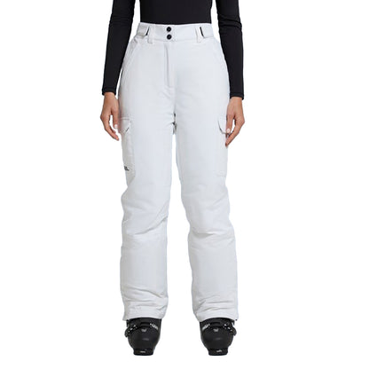 White - Front - Animal Womens-Ladies Glaze Ski Trousers