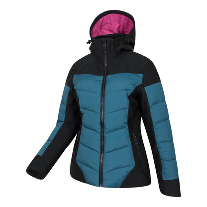 Dark Green - Lifestyle - Mountain Warehouse Womens-Ladies Resort RECCO Padded Ski Jacket