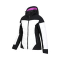 Black - Side - Mountain Warehouse Womens-Ladies Resort RECCO Padded Ski Jacket