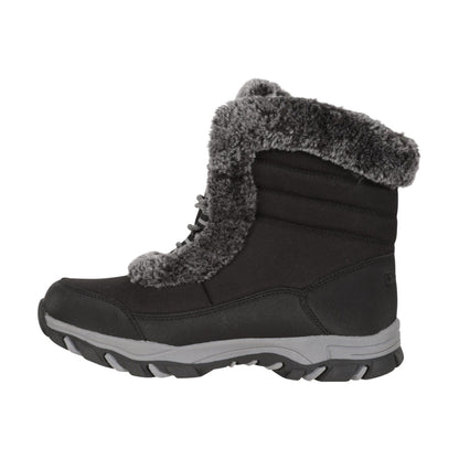 Black - Lifestyle - Mountain Warehouse Womens-Ladies Ohio Thermal Short Shaft Snow Boots