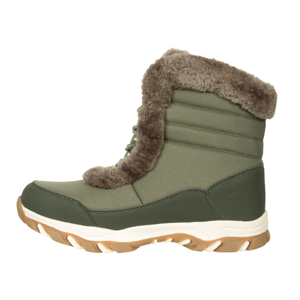 Light Khaki - Lifestyle - Mountain Warehouse Womens-Ladies Ohio Thermal Short Shaft Snow Boots