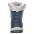 Blue - Back - Mountain Warehouse Womens-Ladies Ohio Thermal Short Shaft Snow Boots