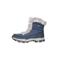 Blue - Side - Mountain Warehouse Womens-Ladies Ohio Thermal Short Shaft Snow Boots