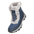 Blue - Pack Shot - Mountain Warehouse Womens-Ladies Ohio Thermal Short Shaft Snow Boots