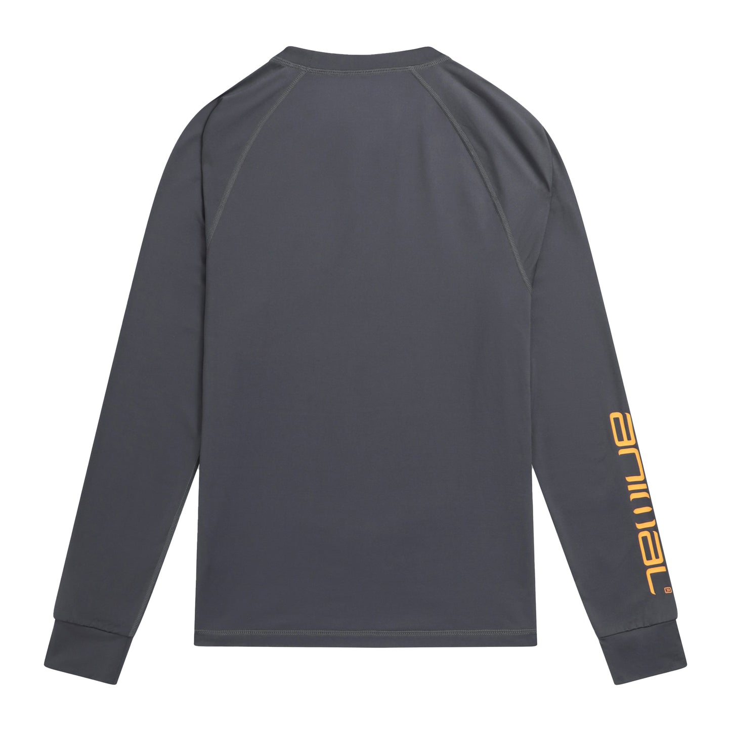 Charcoal Grey - Back - Animal Mens Off Piste Recycled Base Layer Top