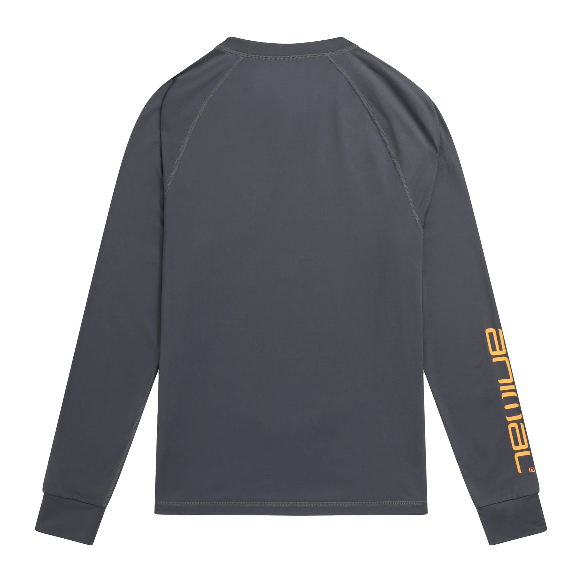 Charcoal Grey - Back - Animal Mens Off Piste Recycled Base Layer Top
