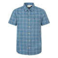 Dark Blue - Front - Mountain Warehouse Mens Holiday Cotton Shirt