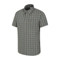 Khaki - Side - Mountain Warehouse Mens Holiday Cotton Shirt