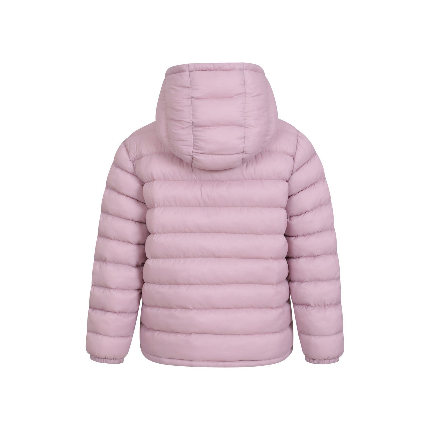 Pale Pink - Back - Mountain Warehouse Childrens-Kids Seasons Faux Fur Lined Padded Jacket