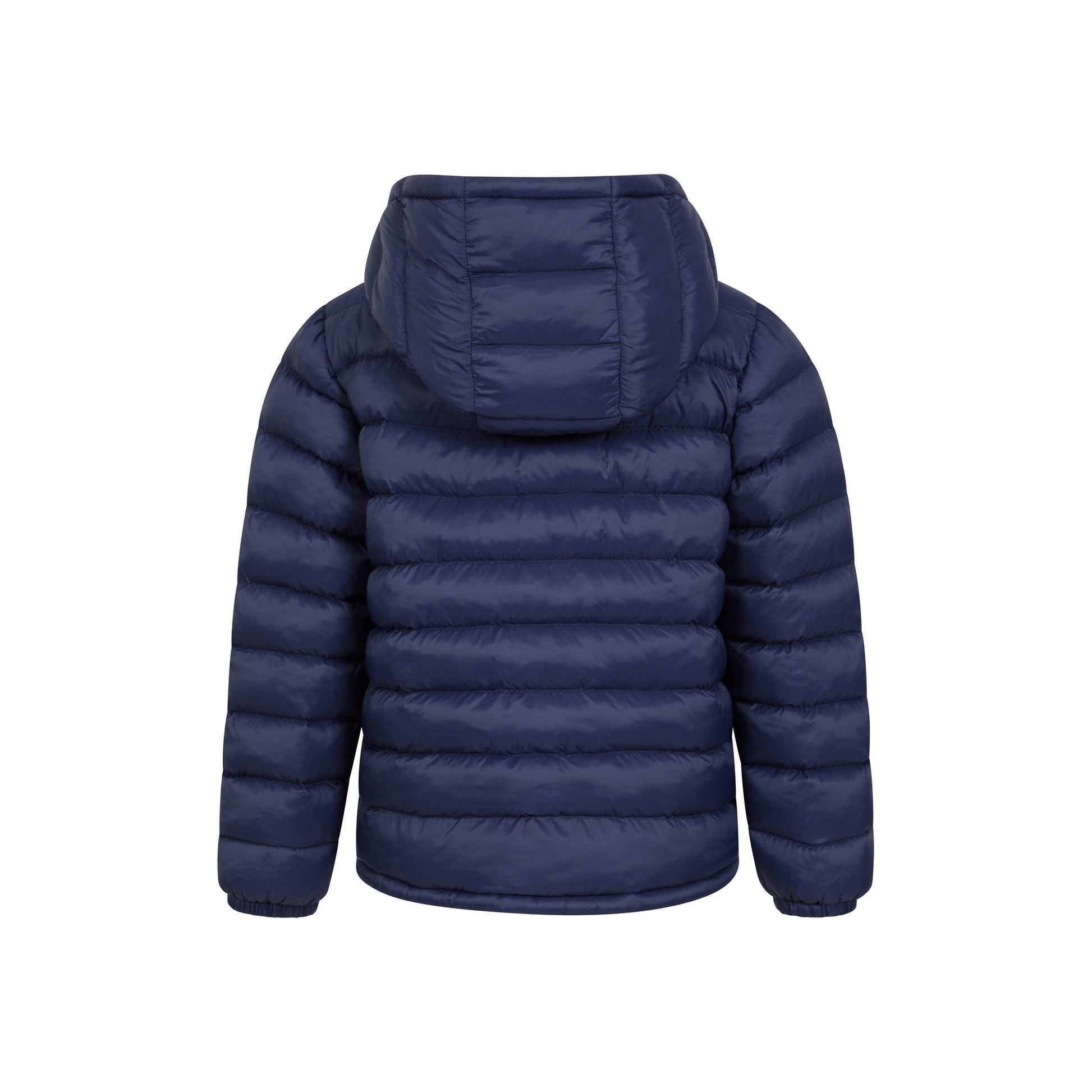 Navy - Back - Mountain Warehouse Childrens-Kids Seasons Faux Fur Lined Padded Jacket