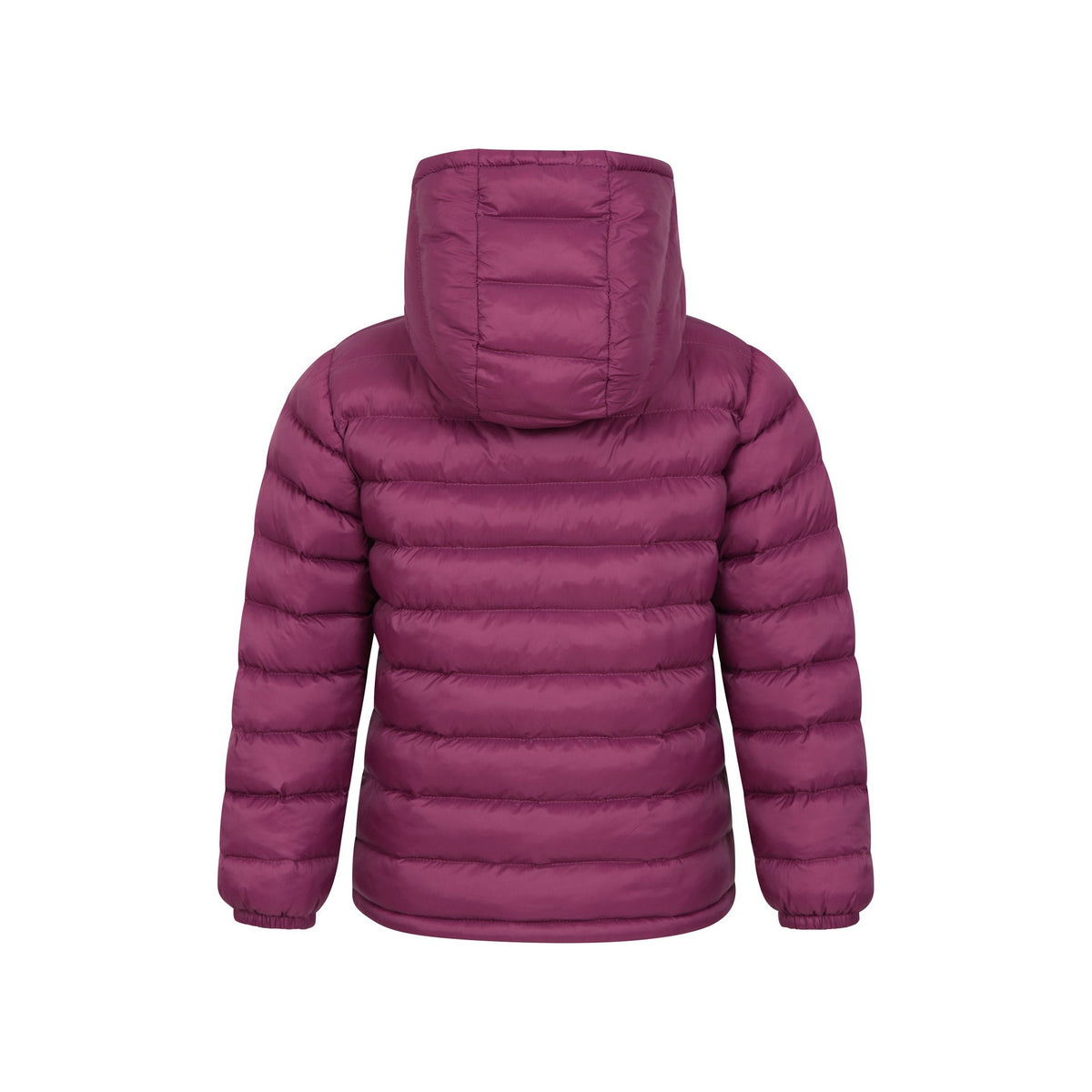 Pink - Back - Mountain Warehouse Childrens-Kids Seasons Faux Fur Lined Padded Jacket