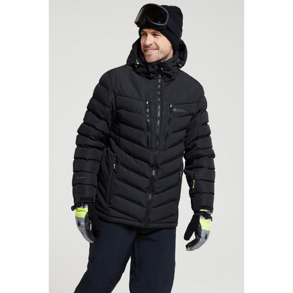 Black - Front - Mountain Warehouse Mens Vulcan III Ski Jacket
