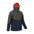 Khaki Green - Side - Mountain Warehouse Mens Anton Waterproof Ski Jacket