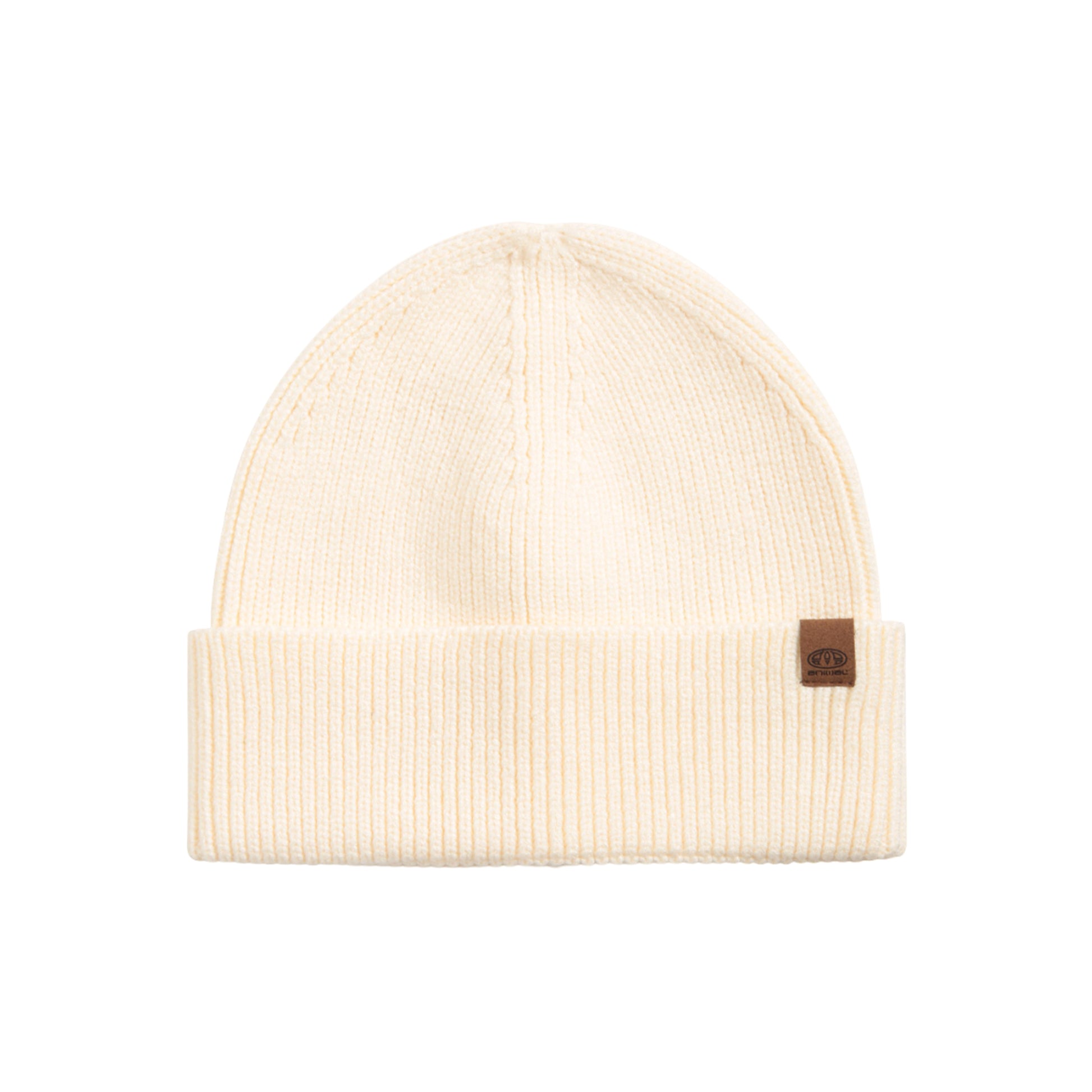 Cream - Side - Animal Unisex Adult Dana Recycled Hat And Scarf Set