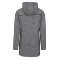 Black - Back - Mountain Warehouse Womens-Ladies Mallaig Longline Fleece Jacket