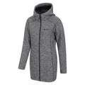 Black - Lifestyle - Mountain Warehouse Womens-Ladies Mallaig Longline Fleece Jacket