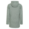 Light Khaki - Back - Mountain Warehouse Womens-Ladies Mallaig Longline Fleece Jacket