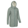 Light Khaki - Side - Mountain Warehouse Womens-Ladies Mallaig Longline Fleece Jacket