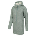 Light Khaki - Lifestyle - Mountain Warehouse Womens-Ladies Mallaig Longline Fleece Jacket