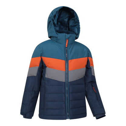 Medium Grey - Side - Mountain Warehouse Childrens-Kids Jasper II Water Resistant Jacket