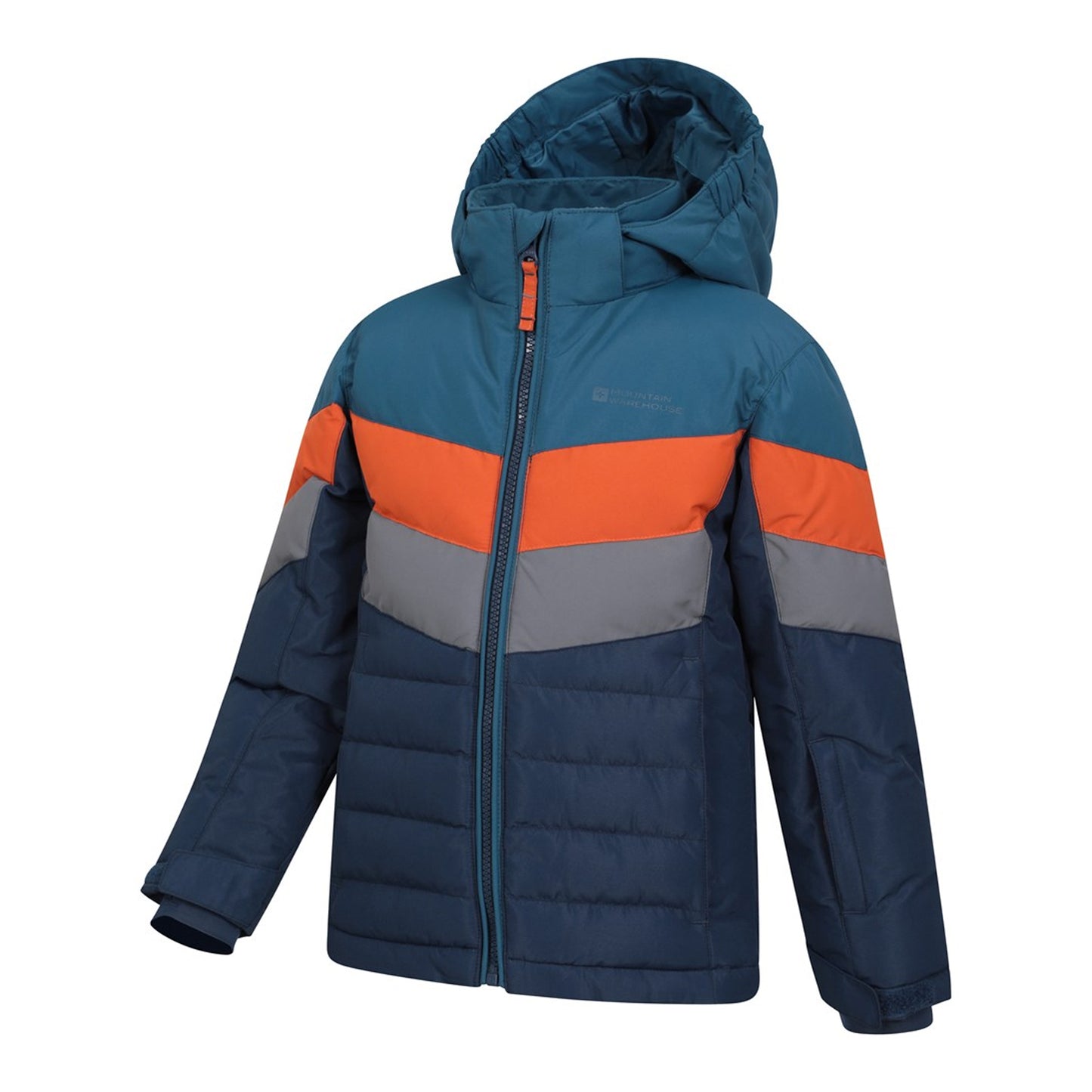 Medium Grey - Lifestyle - Mountain Warehouse Childrens-Kids Jasper II Water Resistant Jacket