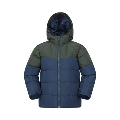 Khaki Green - Front - Mountain Warehouse Childrens-Kids Jasper II Water Resistant Jacket