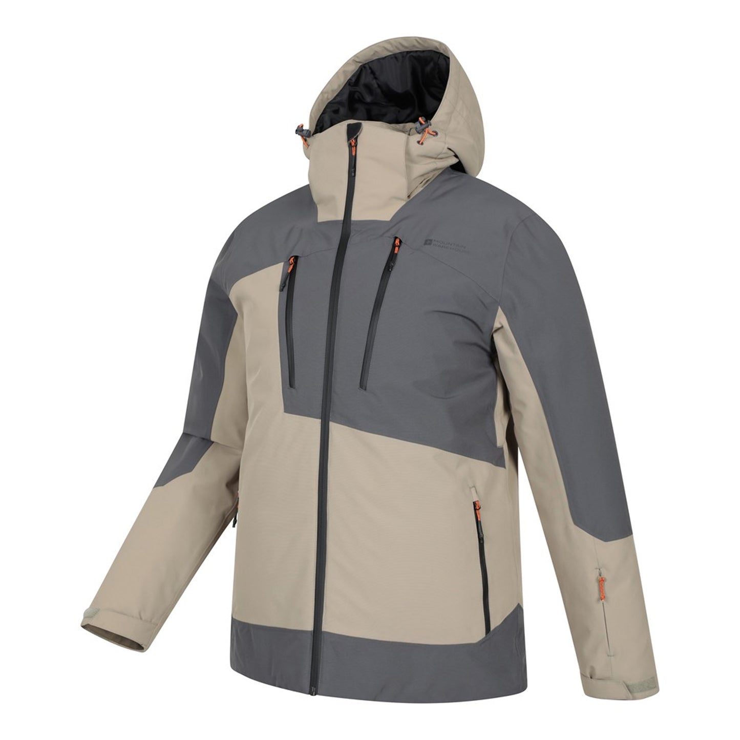 Dark Beige - Lifestyle - Mountain Warehouse Mens Supernova Waterproof Ski Jacket
