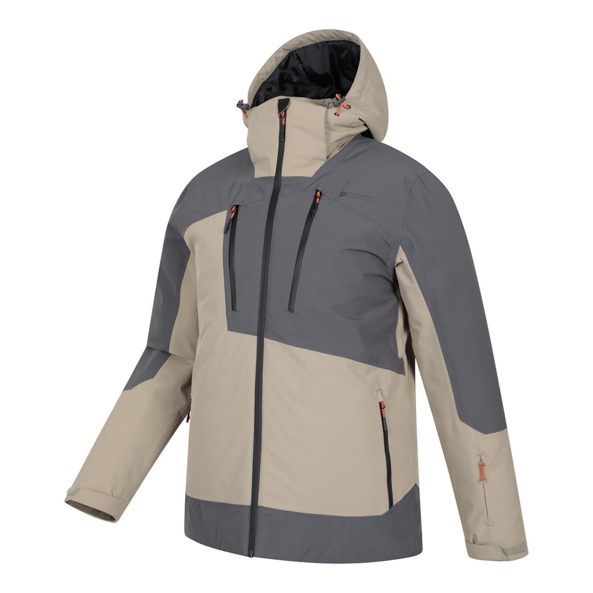 Dark Beige - Lifestyle - Mountain Warehouse Mens Supernova Waterproof Ski Jacket