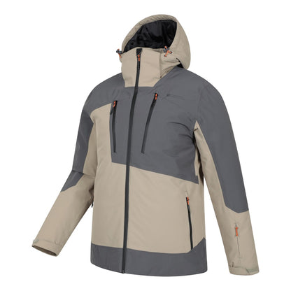 Dark Beige - Lifestyle - Mountain Warehouse Mens Supernova Waterproof Ski Jacket