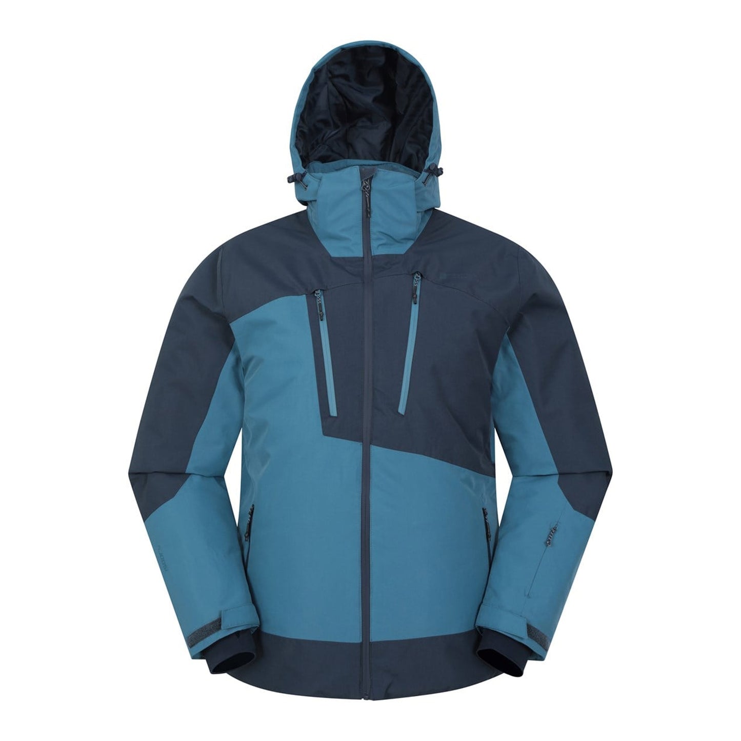 Blue - Front - Mountain Warehouse Mens Supernova Waterproof Ski Jacket