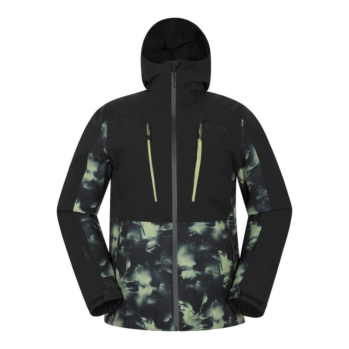 Khaki Green - Front - Mountain Warehouse Mens Infinite Extreme Waterproof Ski Jacket