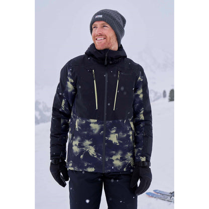 Khaki Green - Front - Mountain Warehouse Mens Infinite Extreme Waterproof Ski Jacket