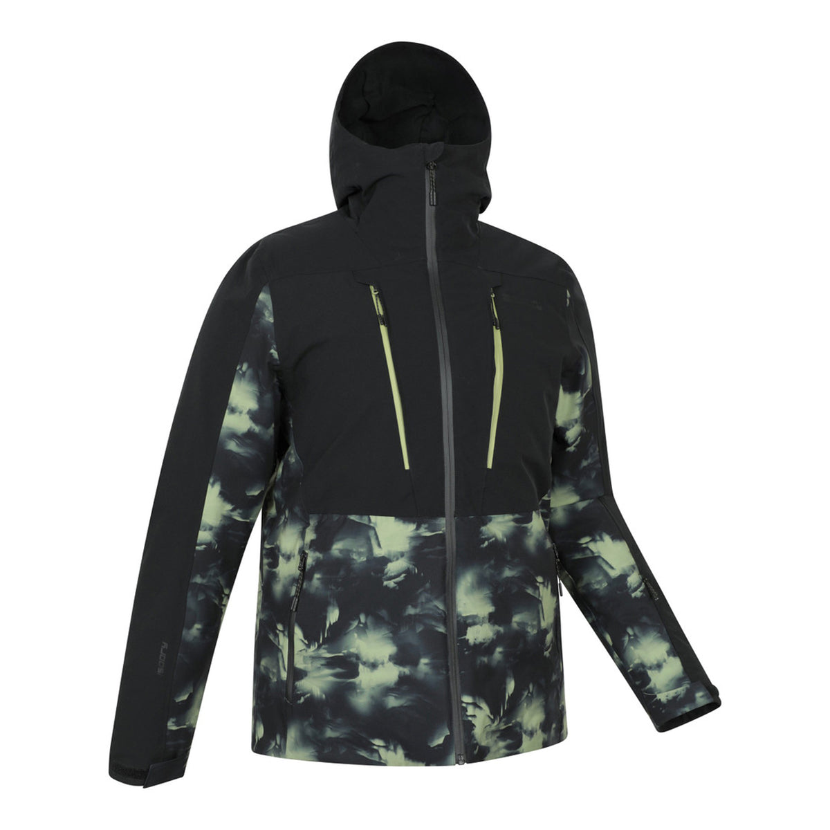 Khaki Green - Side - Mountain Warehouse Mens Infinite Extreme Waterproof Ski Jacket