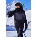 Charcoal - Front - Mountain Warehouse Mens Wipeout Ski Jacket