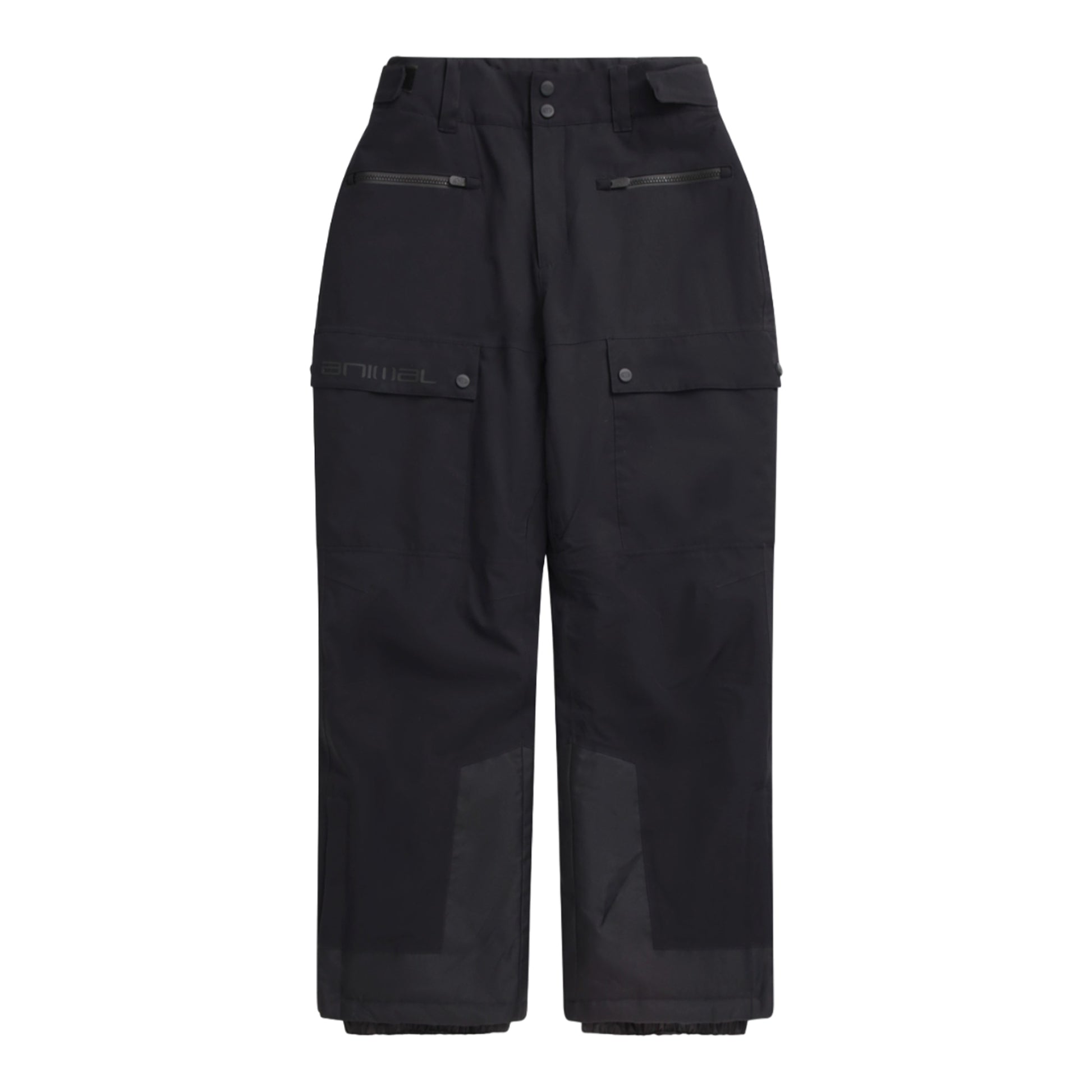 Jet Black - Front - Animal Mens Glaze Ski Trousers