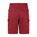 Burgundy - Back - Mountain Warehouse Mens Lakeside Cargo Shorts