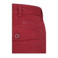 Burgundy - Lifestyle - Mountain Warehouse Mens Lakeside Cargo Shorts