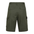 Khaki Green - Back - Mountain Warehouse Mens Lakeside Cargo Shorts
