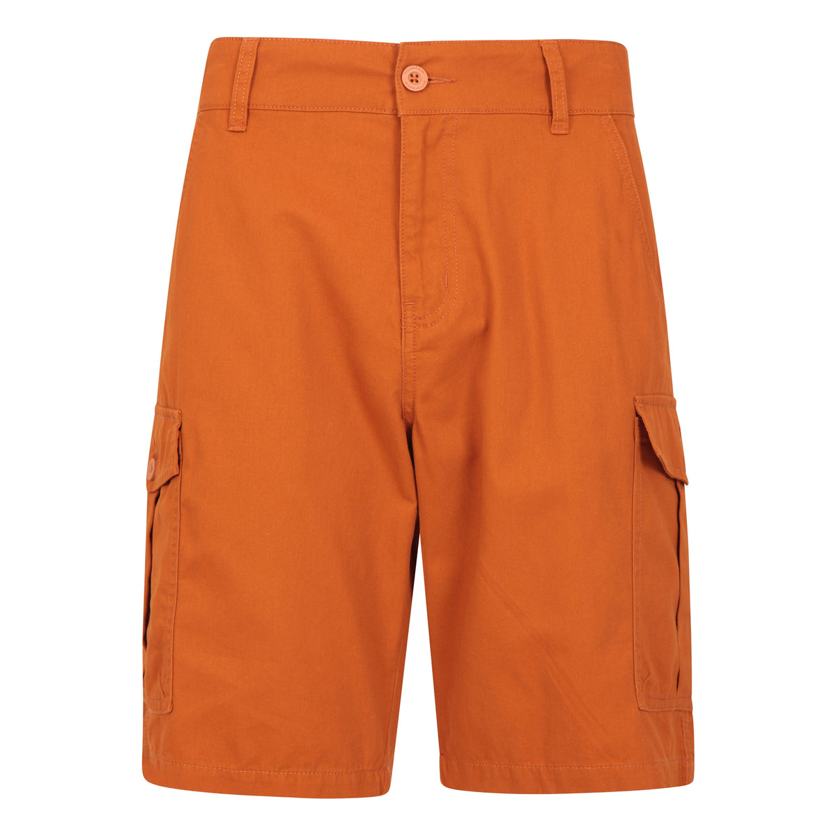 Orange - Front - Mountain Warehouse Mens Lakeside Cargo Shorts